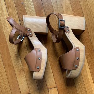 Retro Platform Heels - Worn Once